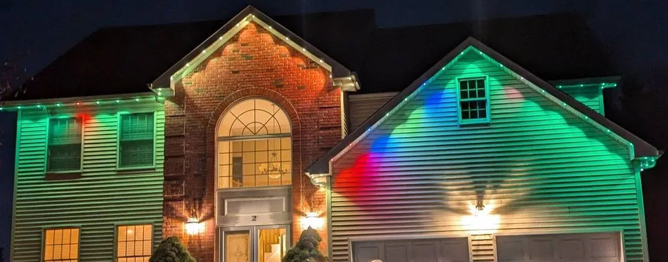Color-changing outdoor lighting