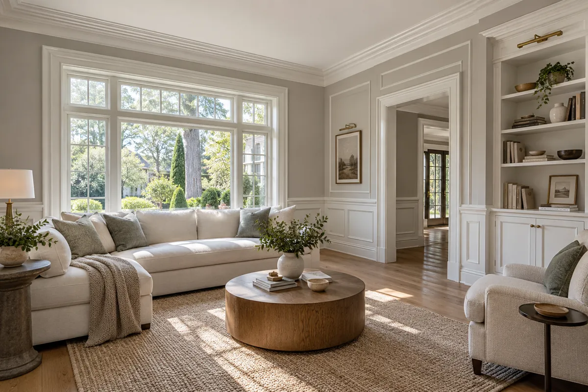 Crown molding & coordinated trim